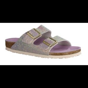 DISO Orchid Silver Iridescent Arizona Birkenstock